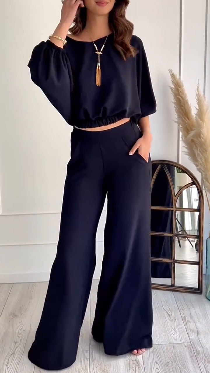 Women's Off-shoulder Casual Suit