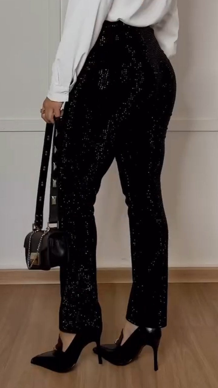 Women's Hot Diamond Slim Fit All-match Trousers