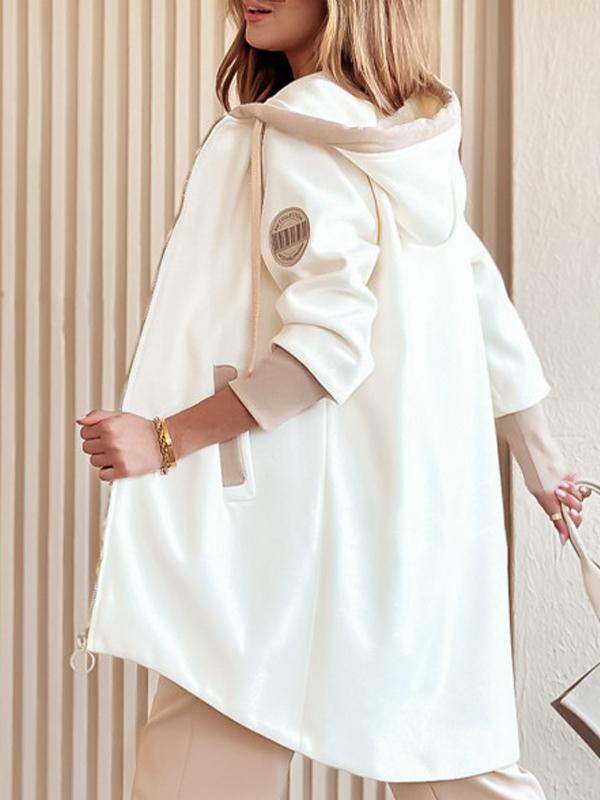 Women's Hooded Long-sleeved Casual Fashion Jacket