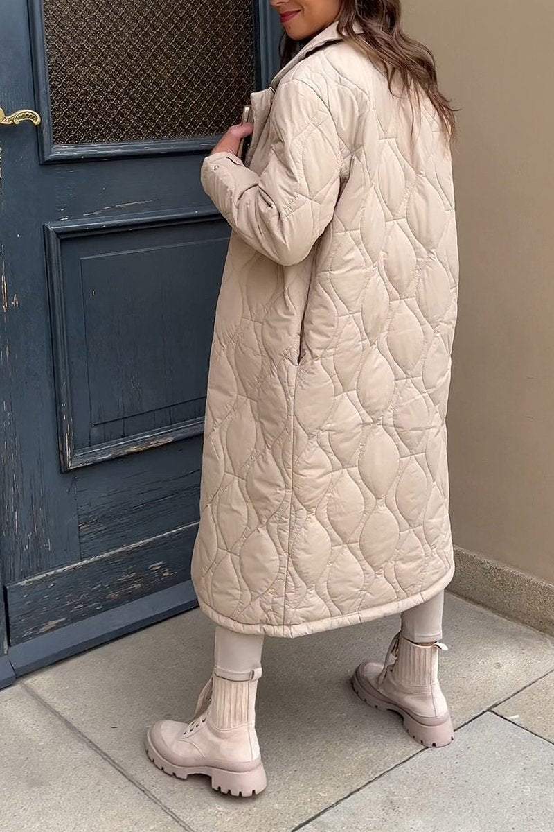 Women's Casual Lapel Single-breasted Coat