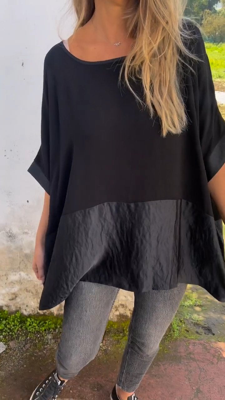 Round Neck Ruffle Design Top