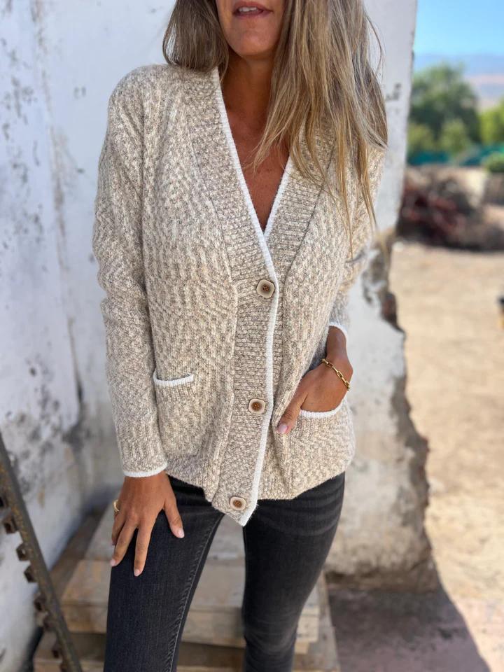 Casual V-neck Cardigan Jacket