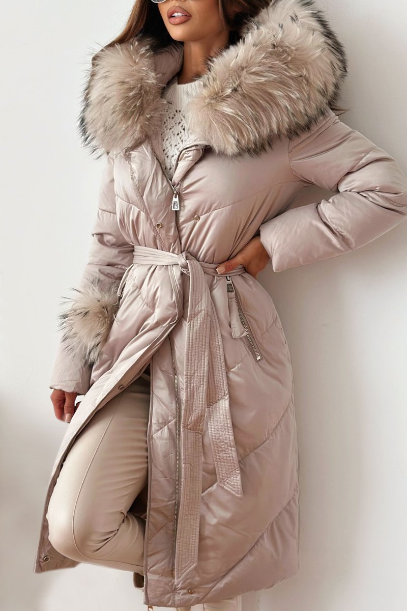 Women's Casual Hooded Long Thick Coat