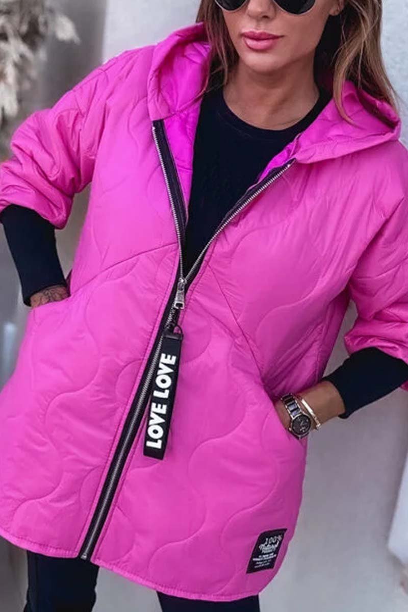 Women's Casual Zip Hooded Jacket