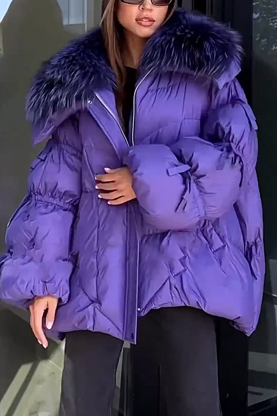 Women's Furry Down Jacket