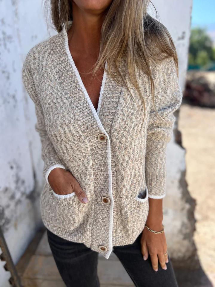 Casual V-neck Cardigan Jacket