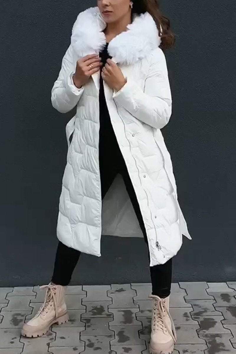 Women's Casual Hooded Long Coat