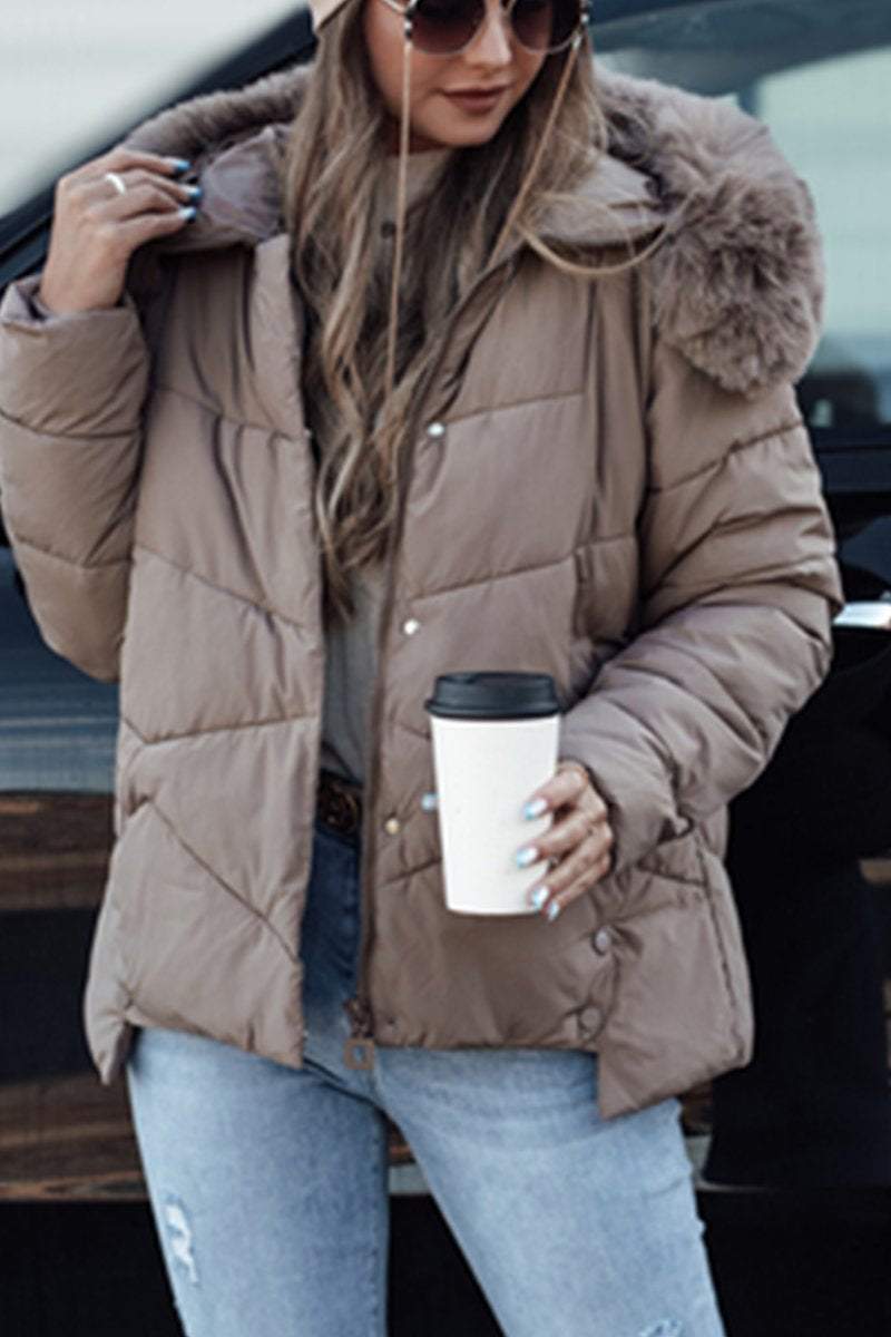 Women's Casual Hooded Thick Coat