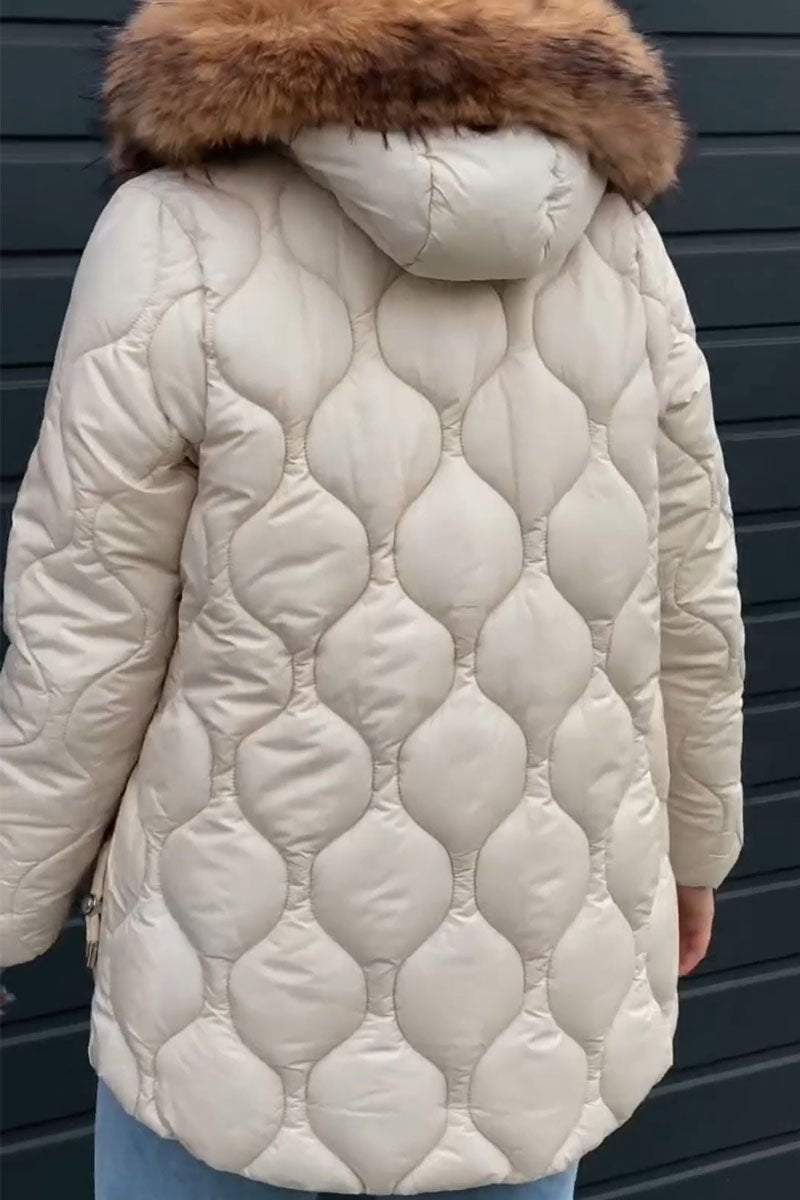 Women's Solid Color Casual Plush Coat