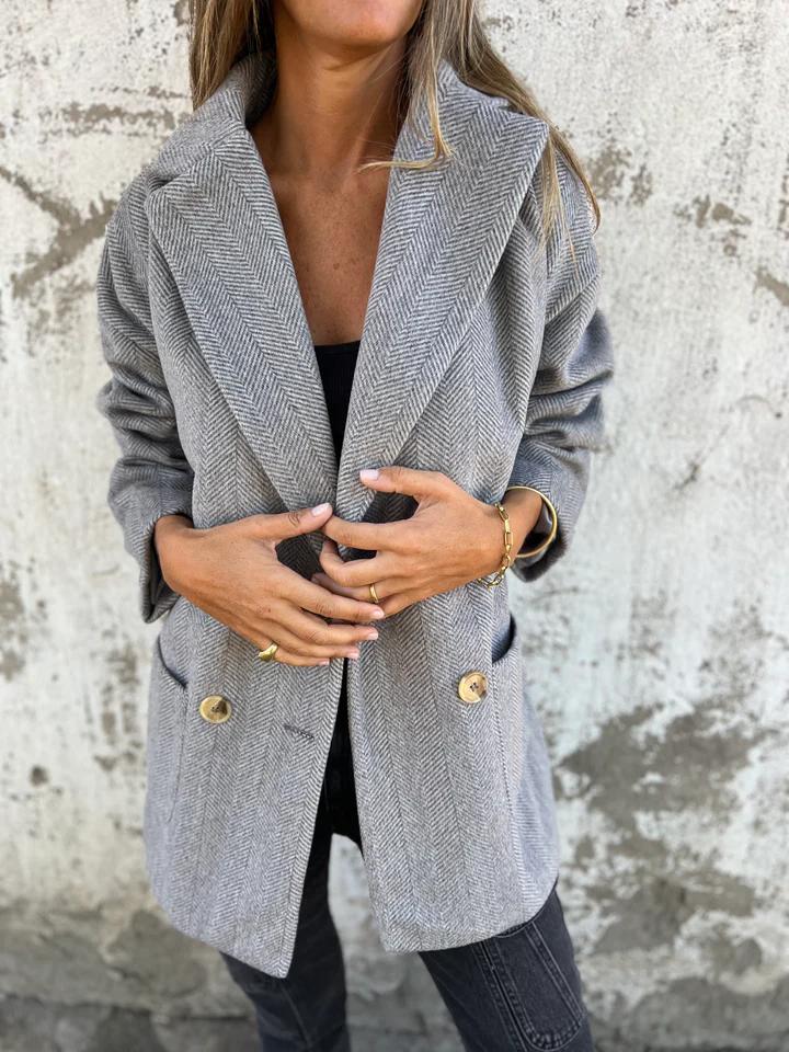 Casual Lapel Long Blazer