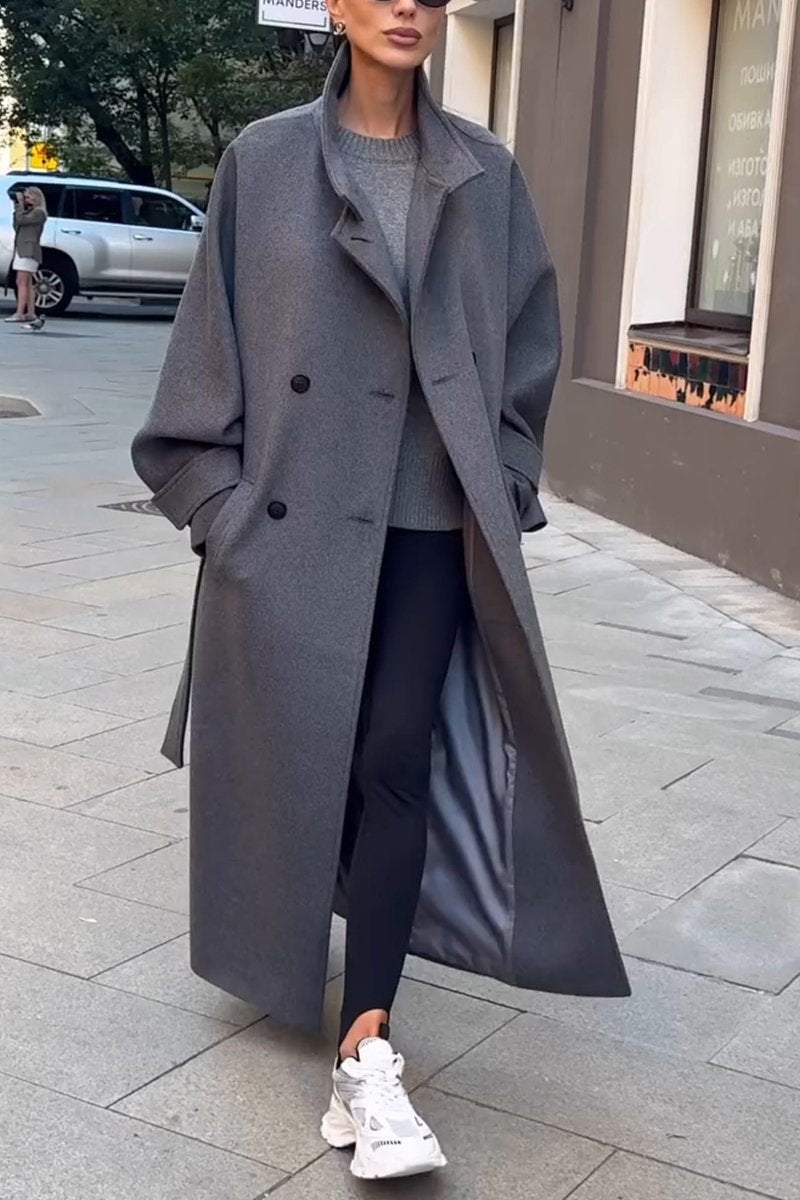 Women's Casual Lapel Long Coat