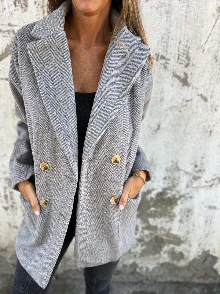 Casual Lapel Long Blazer