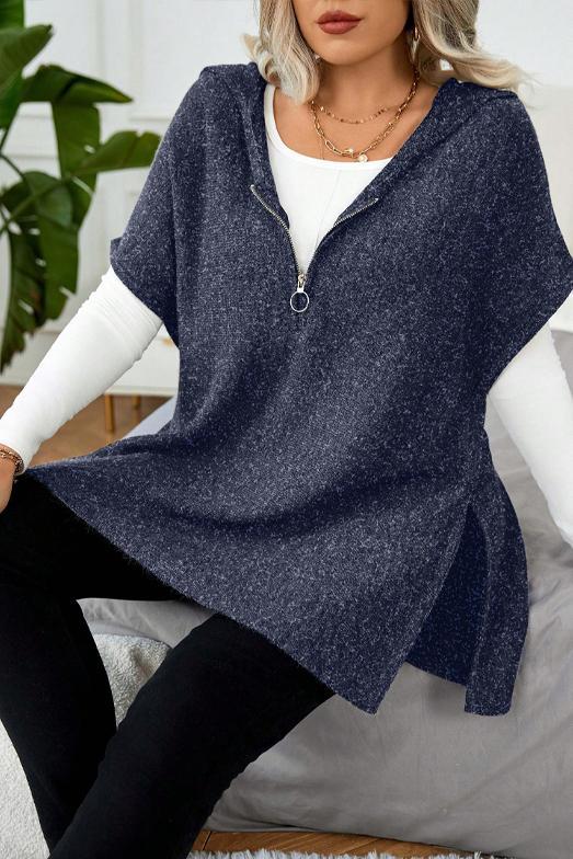 Women's Casual Solid Color V-neck Sweater Vest