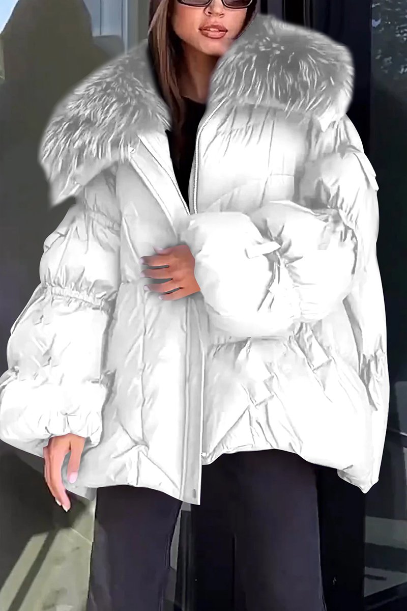 Women's Furry Down Jacket