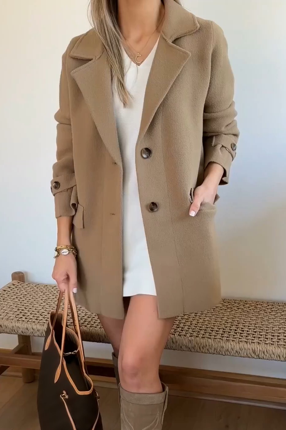 Women's Spring Casual Solid Color Lapel Suit Jacket